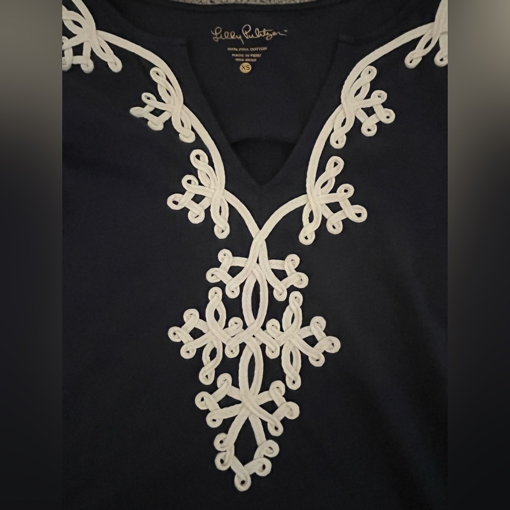 Lilly Pulitzer Indigo Cotton Dress - Picture 5 of 5